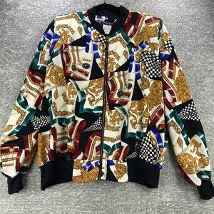 Vintage Cascais of California large Full Zip Bomber Jacket Lightweight